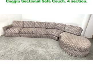 Lot 1509 Vintage Milo Baughman Thayer Coggin Sectional Sofa Couch. 4 section. 