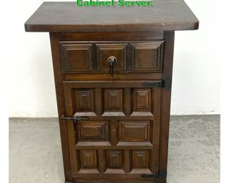 Lot 1407 Dutch Brutalist Side Cabinet Server. 