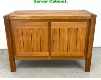 Lot 1469 Maison Regain Elmwood 2 Door Server Cabinet. 