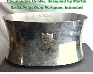 Lot 1961 Dom Perignon Polished Pewter Champagne Cooler, designed by Martin Szekely for Dom Perignon, intended