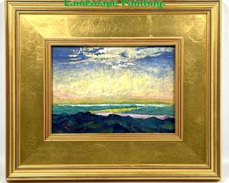 Lot 1731 Joseph Earl Schract Landscape Painting.