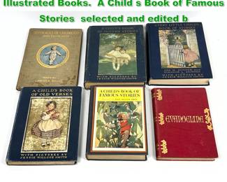 Lot 1803 6pcs Jessie Wilcox Smith Illustrated Books. A Child s Book of Famous Stories selected and edited b