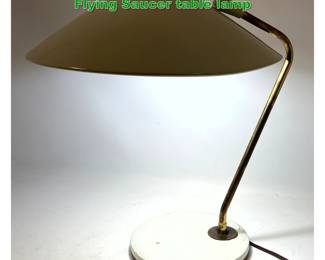 Lot 1418 Gerald Thurston for Lightolier Flying Saucer table lamp