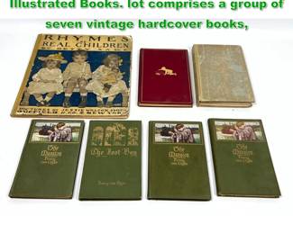 Lot 1795 7pcs Jessie Wilcox smith Illustrated Books. lot comprises a group of seven vintage hardcover books, 