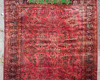 Lot 1592 9 X 10 3 Cut Down Handmade Sarouk Carpet Rug. 