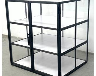 Lot 1500 2 Door Metal Frame Display Box. 