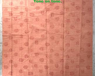 Lot 1606 7 11 X 8 1 Flat weave Carpet Rug. Tone on tone. 