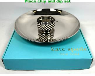 Lot 1872 Kate Spade New York Pierrepont Place chip and dip set