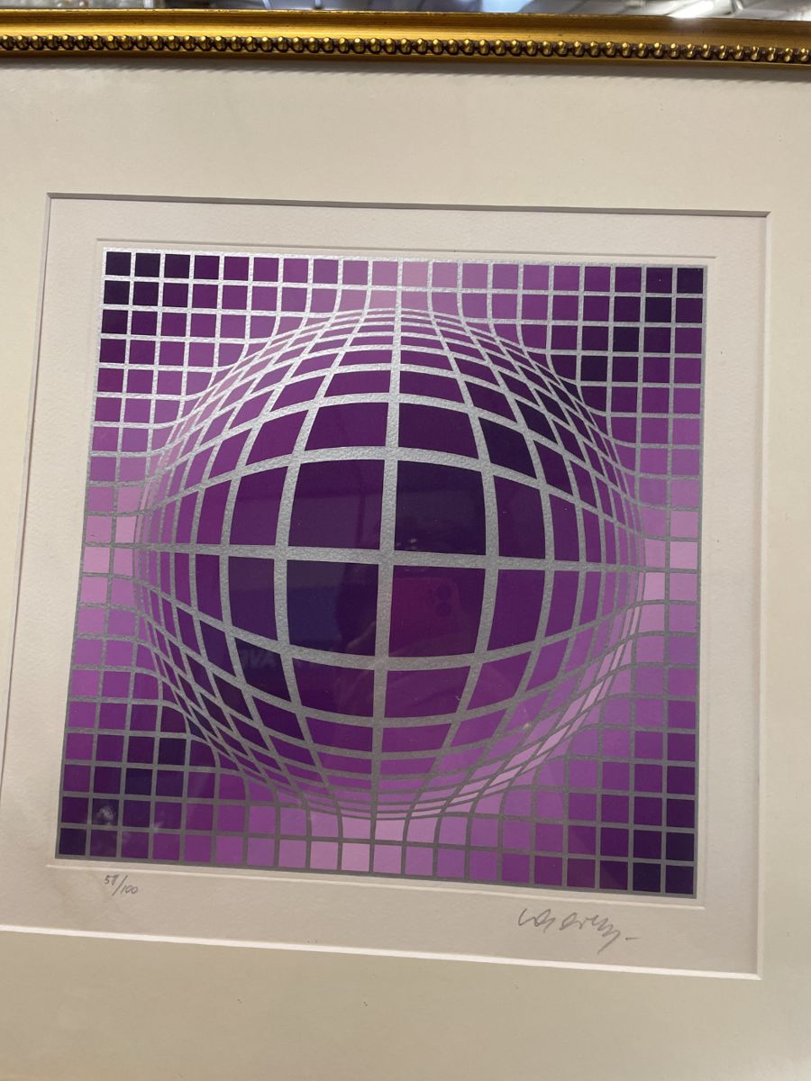 Victor Vaserely signed and numbered