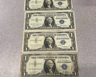 Lots of silver certificates