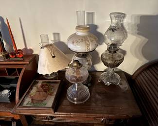 Antique Oil Lamps