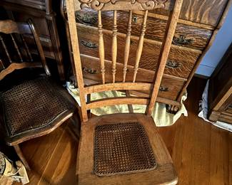 Antique Decorative Carved Rocking Chair