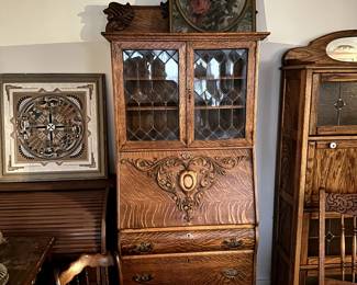 Antique Secretary Cabinet