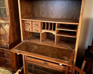 Antique Lawyer's Cabinet/Secretary Desk