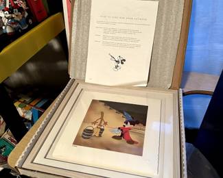 Disney's Fantasia Framed Art Cell