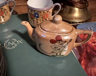 1930s Mickey Mouse China Teaset from Japan