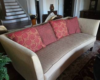 Pearson Sofa in Gold. 2 Available. $750 Each.