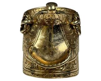 14kt Yellow Gold Saddle Ring