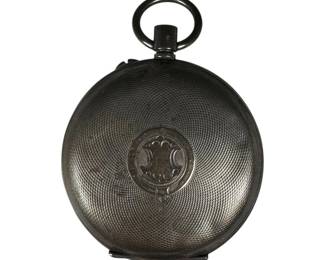 Sterling Silver Hebdomis Patent Pocket Watch