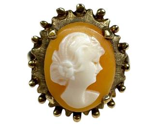 10kt Yellow Gold Cameo Ring