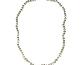 10kt Yellow Gold Strand of Cultured Pearls