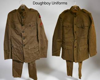 Left bid #27. Right includes helmet, leg wraps & belts bid #26