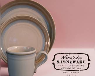 Noritake Stoneware Service for 4