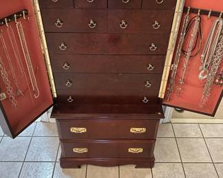 Incredible Standing Jewelry Cabinet 