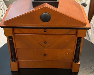 MCM Wood Jewelry Tabletop Box