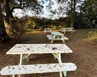 WOODEN PICNIC TABLES
NO ROT - GREAT CONDITION 