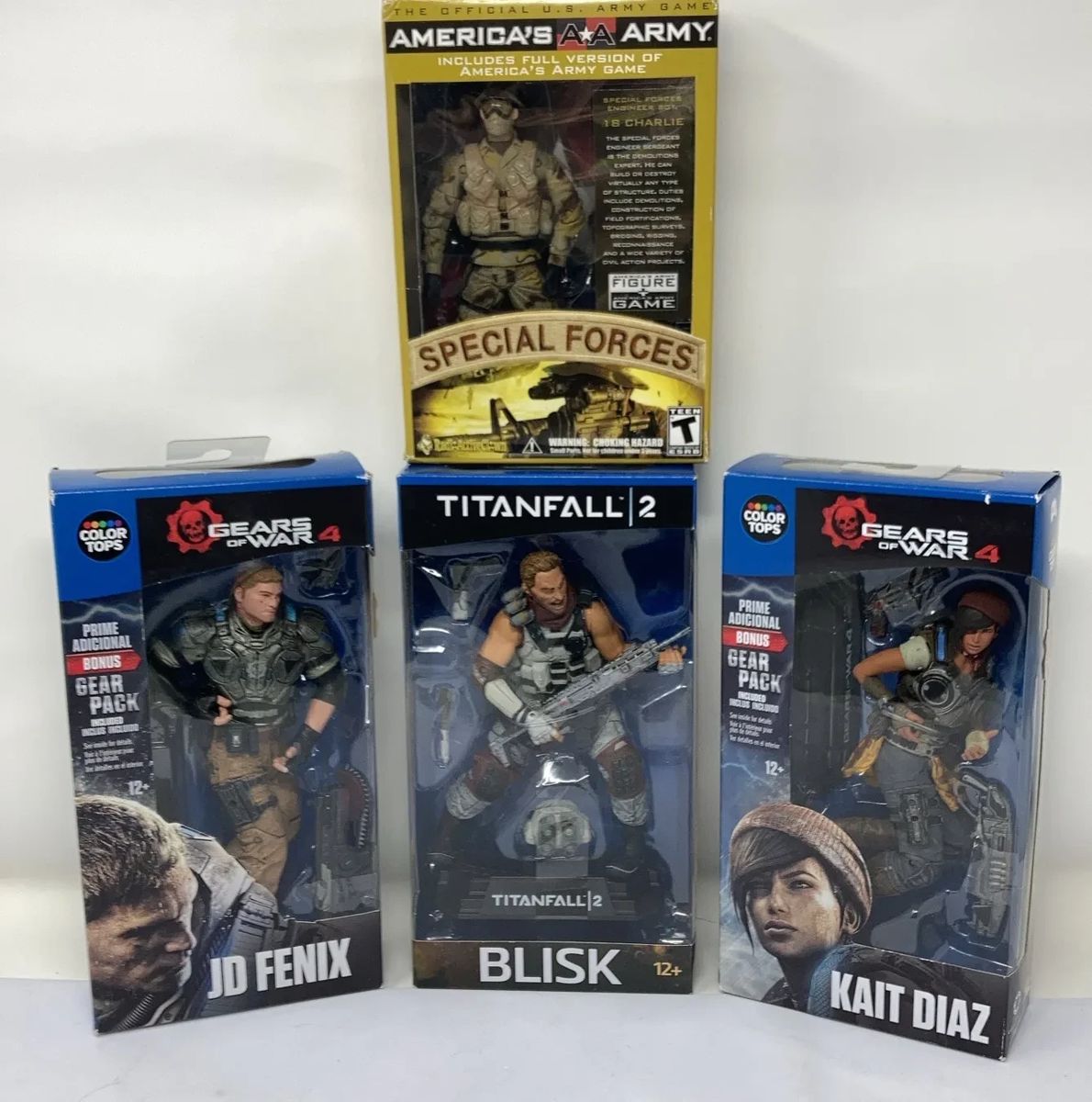 4 Americas Army Action Figures