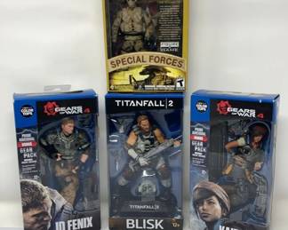 4 Americas Army Action Figures