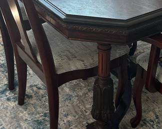 Table corner and chair dining