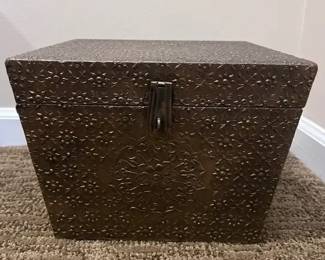 Painted Decorative Storage Box