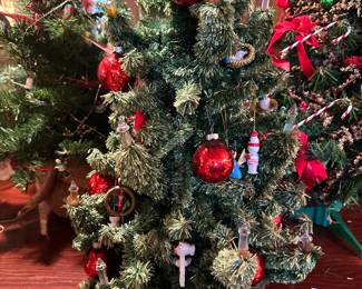 Vintage Christmas tree without base. 