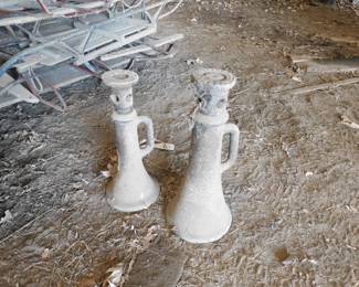 Vintage Building Screw Jacks