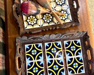 Wooden trays 