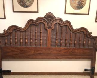 Antique headboard 