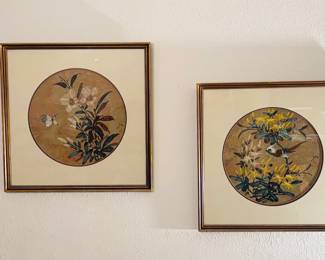 Heshi Yu paintings set of 4