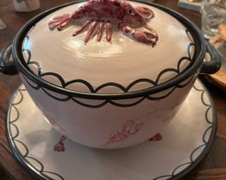 Lobster soup bowl 