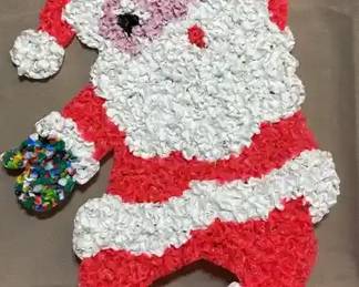 Vintage Popcorn Santa 