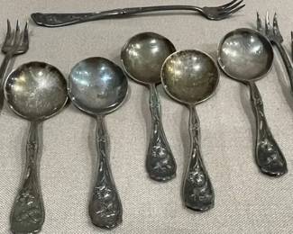 WR Silverplated Spoons Forks