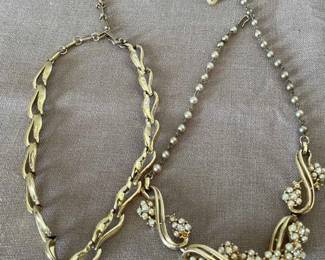 2 Vintage Choker Necklaces