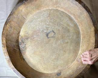 Large Primitive Wooden Bowl
