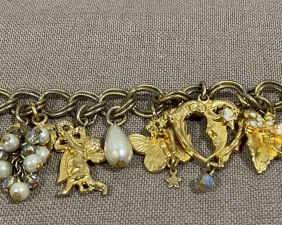 Kirks Folly Vintage Charm Bracelet