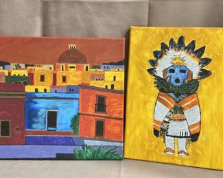 Southwest Artwork 2 Paintings 