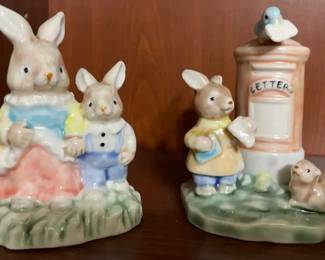 Ceramic Bunny Figurines and more
