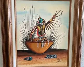 Painting by Artist D. Namoki Hopi