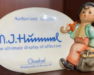 Hummel Display Retailer Sign