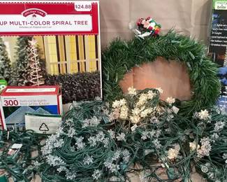 Christmas Light Spiral Tree  More 